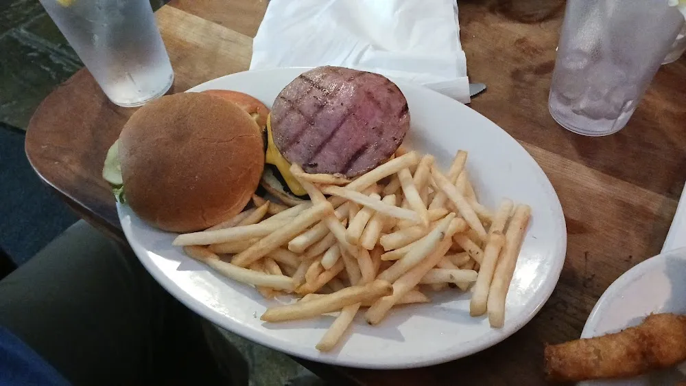 A Jersey Burger with Fries